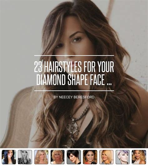 23 Hairstyles for Your Diamond Shape Face ...